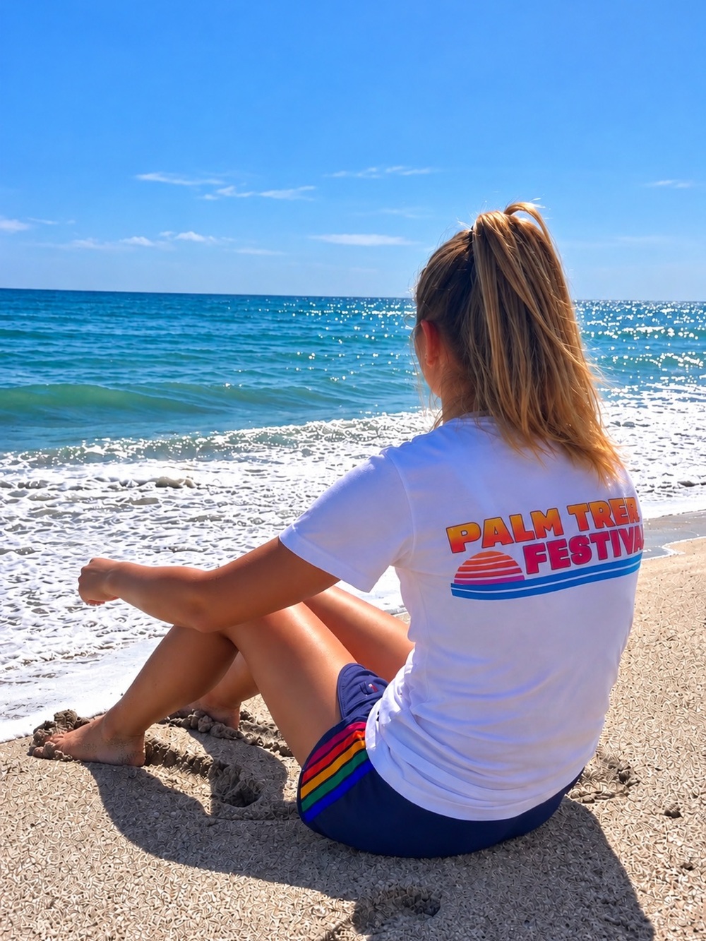 Aviator Nation Palm Tree Festival Dana Point graphic tee size M